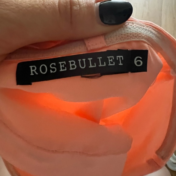 Sabo Skirt peach crop tube top XS/Aus 6 - Picture 3 of 3